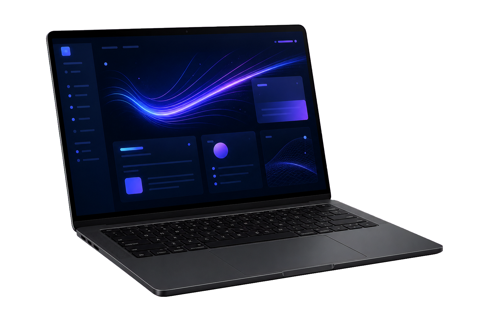 NetCraft laptop website preview